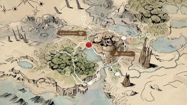 The Journey of Letting Go map